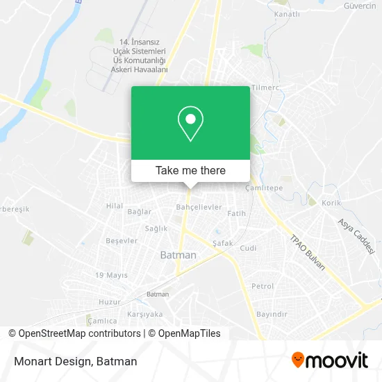 Monart Design map