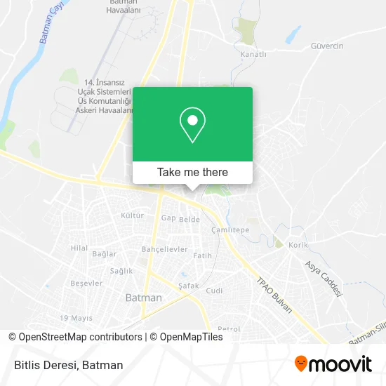 Bitlis Deresi map