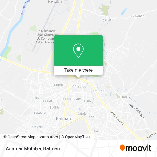 Adamar Mobilya map