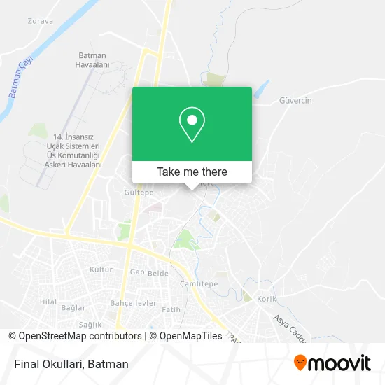 Final Okullari map