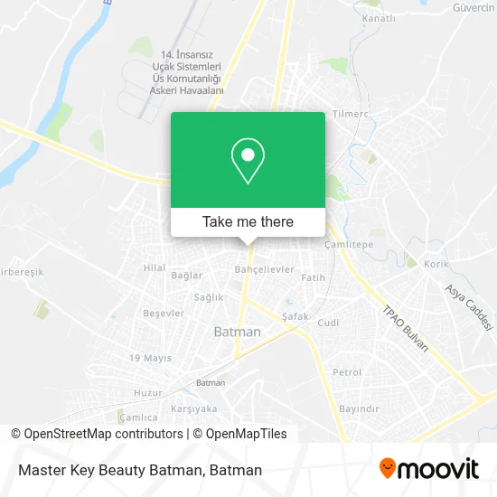 Master Key Beauty Batman map