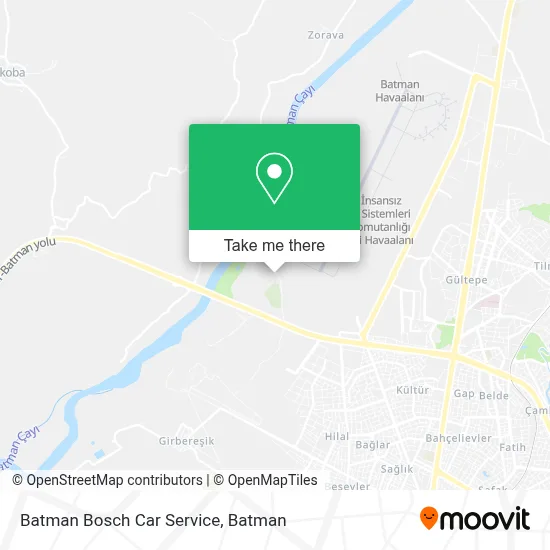 Batman Bosch Car Service map