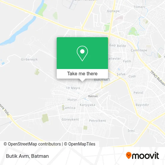 Butik Avm map