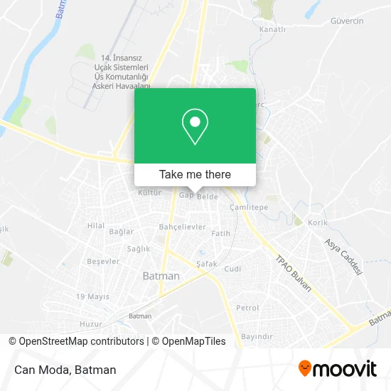 Can Moda map