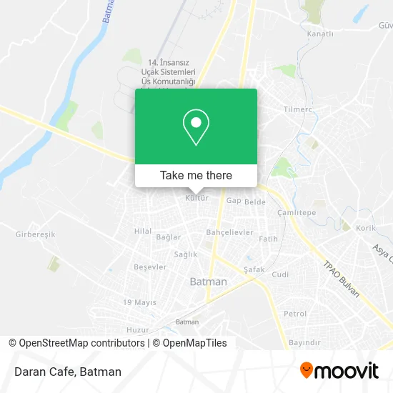 Daran Cafe map