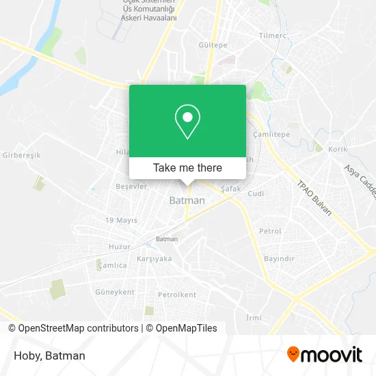 Hoby map
