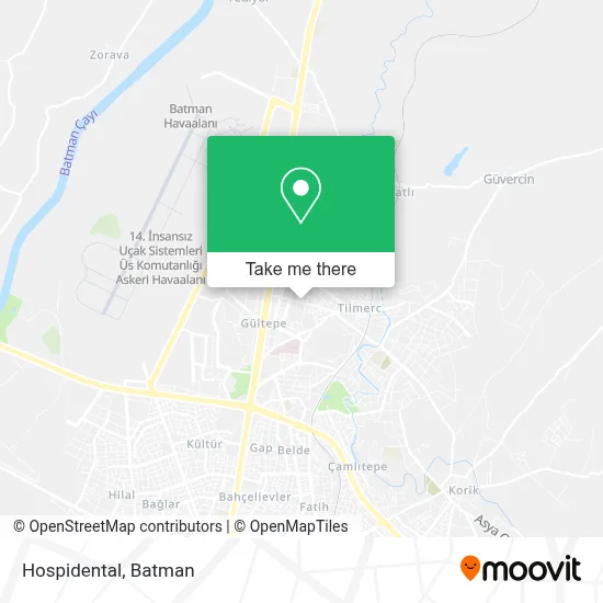 Hospidental map