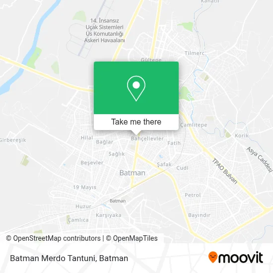 Batman Merdo Tantuni map
