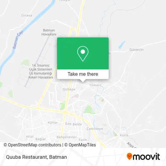Quuba Restaurant map