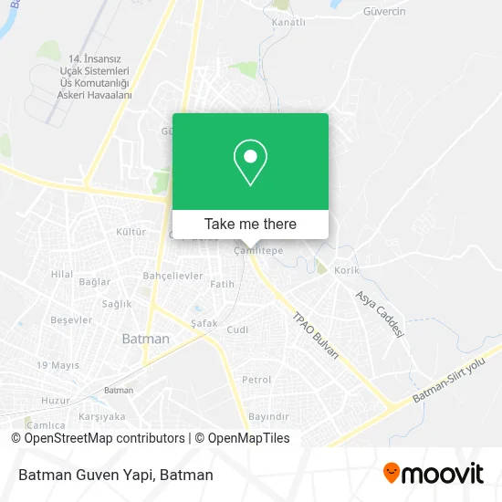 Batman Guven Yapi map