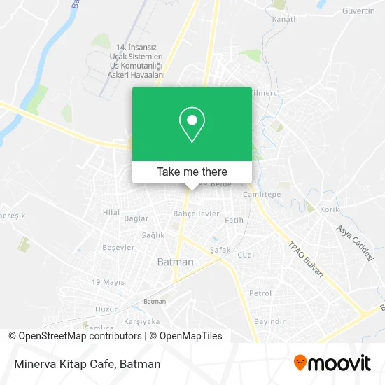 Minerva Kitap Cafe map