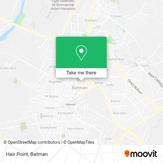 Hair Point map