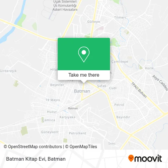 Batman Kitap Evi map