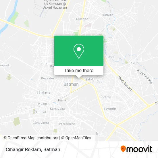 Cihangir Reklam map