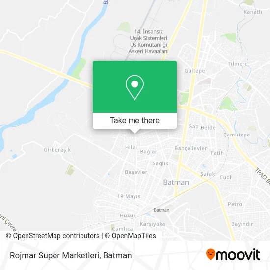 Rojmar Super Marketleri map