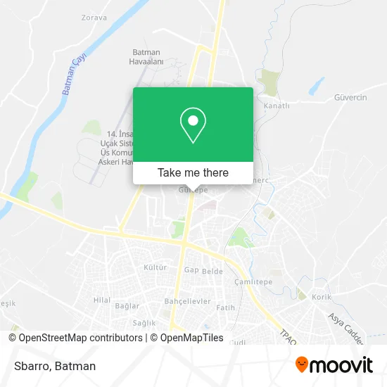 Sbarro map