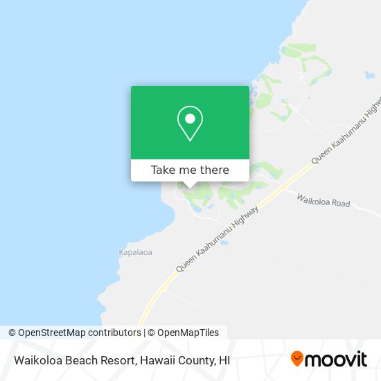 Mapa de Waikoloa Beach Resort