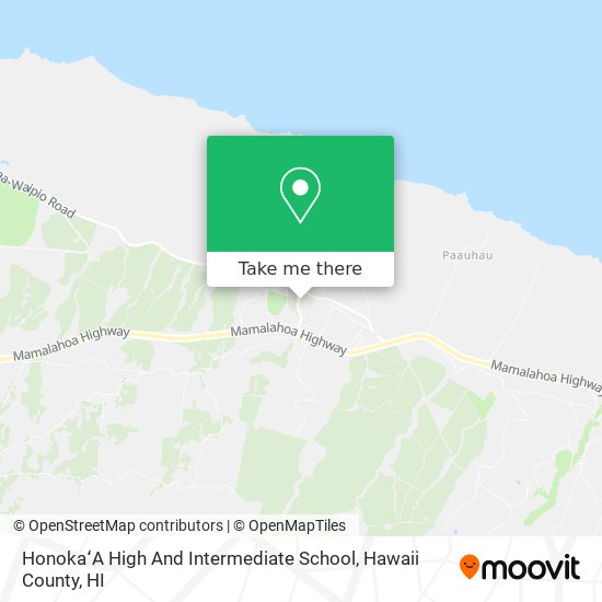 HonokaʻA High And Intermediate School map