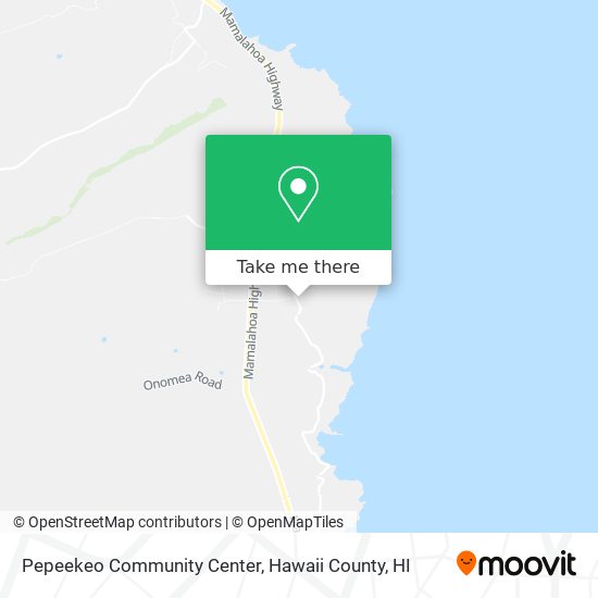 Mapa de Pepeekeo Community Center