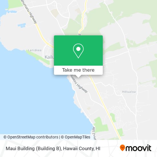 Maui Building (Building B) map
