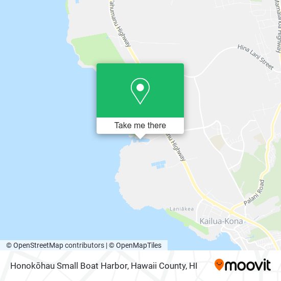 Honokōhau Small Boat Harbor map