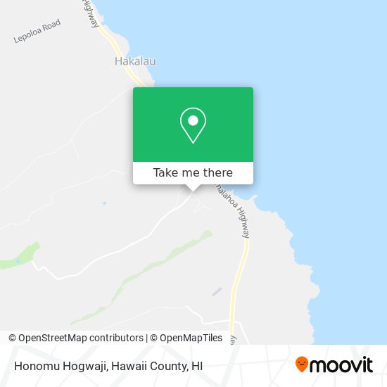 Honomu Hogwaji map