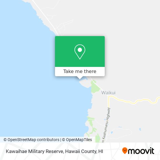 Kawaihae Military Reserve map