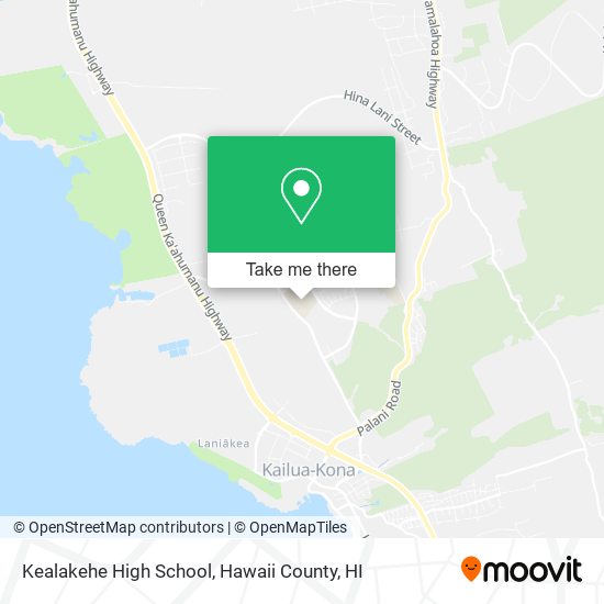 Kealakehe High School map