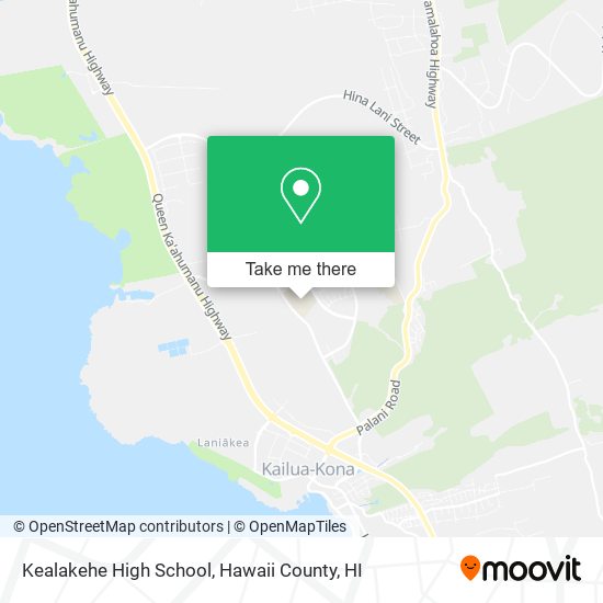 Mapa de Kealakehe High School