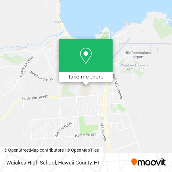 Waiakea High School map