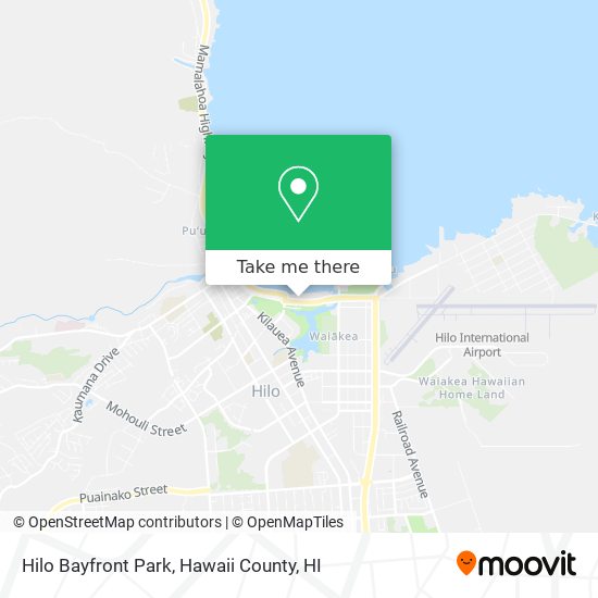 Hilo Bayfront Park map