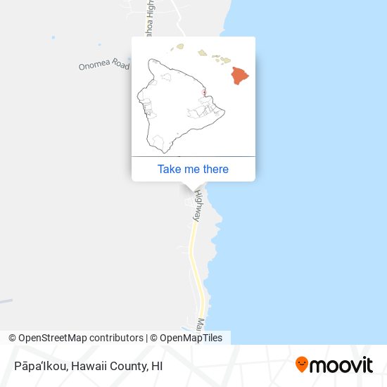 Pāpa‘Ikou map