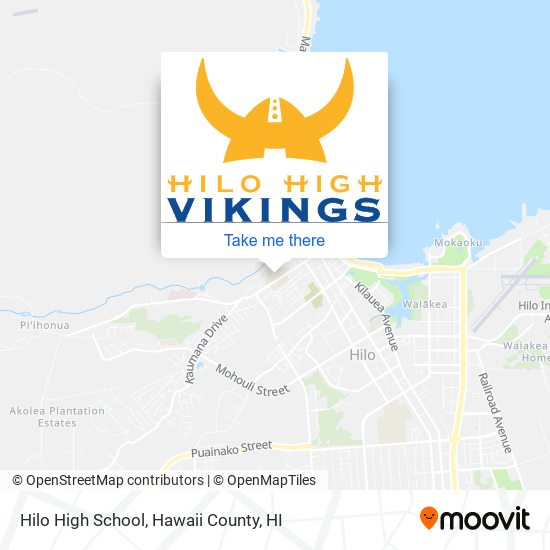 Mapa de Hilo High School