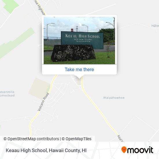 Mapa de Keaau High School