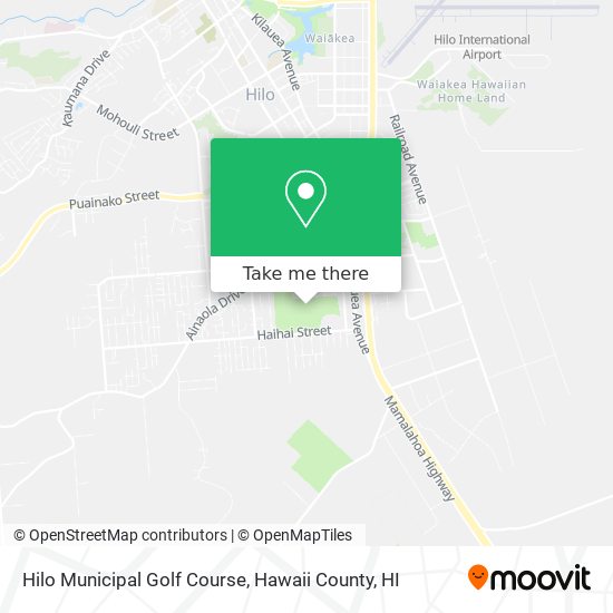 Hilo Municipal Golf Course map