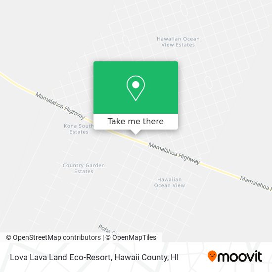 Lova Lava Land Eco-Resort map
