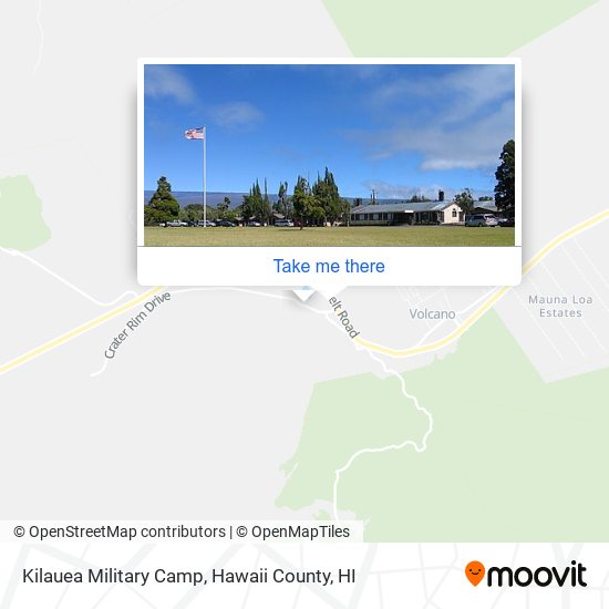 Kilauea Military Camp map