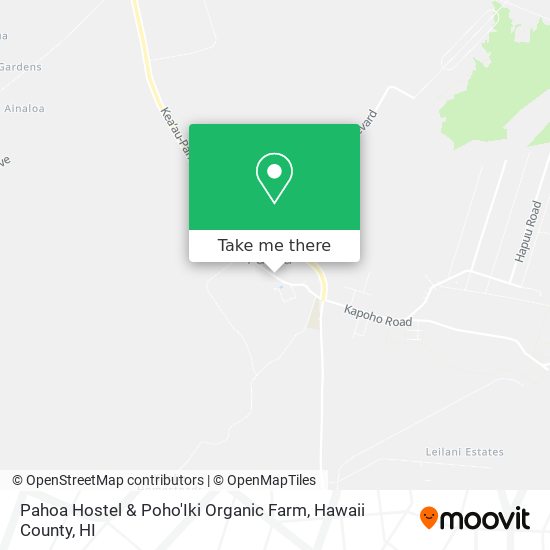 Pahoa Hostel & Poho'Iki Organic Farm map
