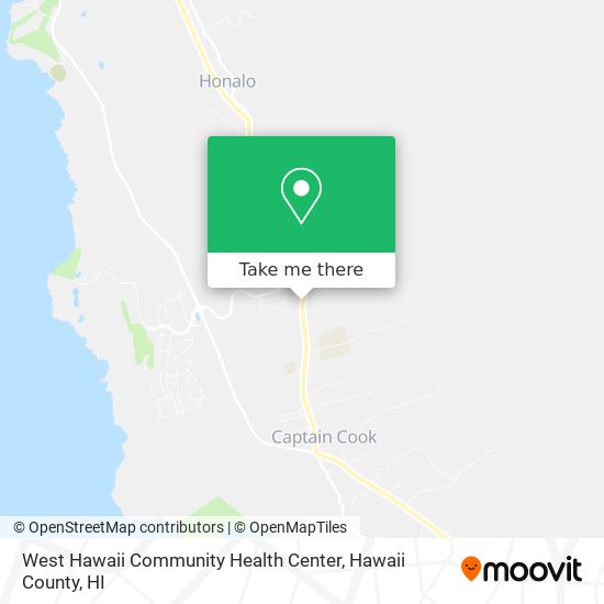 West Hawaii Community Health Center map