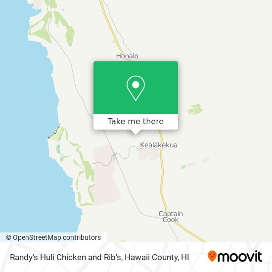 Randy's Huli Chicken and Rib's map