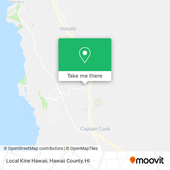 Local Kine Hawaii map