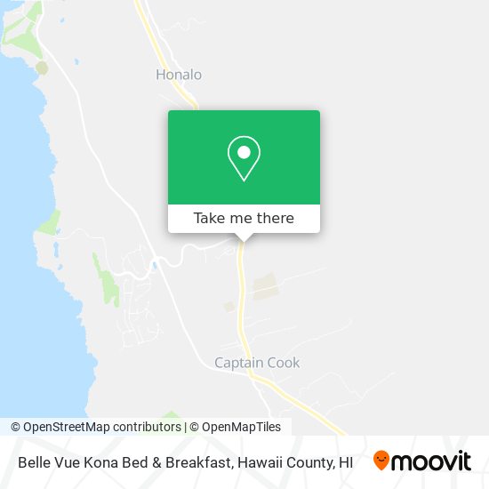 Belle Vue Kona Bed & Breakfast map