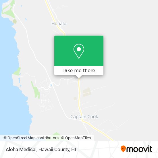 Aloha Medical map