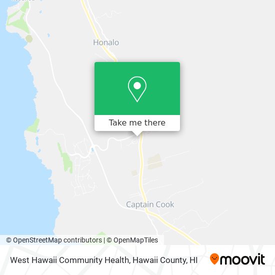 West Hawaii Community Health map