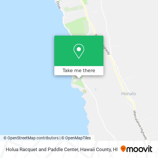 Holua Racquet and Paddle Center map