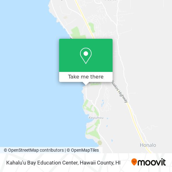 Mapa de Kahalu'u Bay Education Center