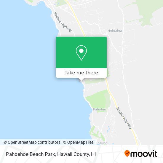 Mapa de Pahoehoe Beach Park