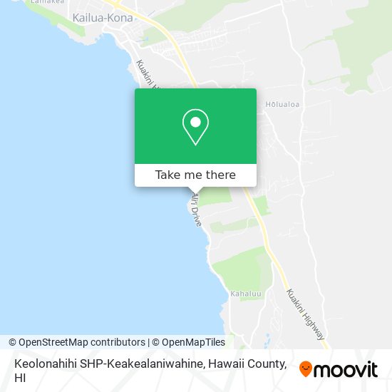 Keolonahihi SHP-Keakealaniwahine map