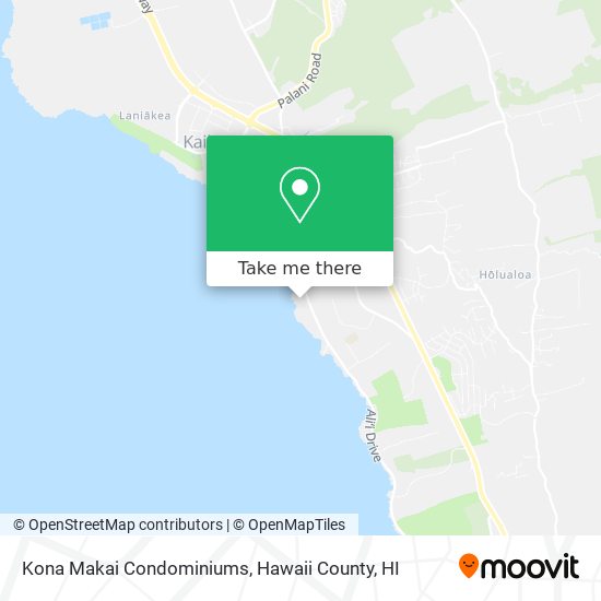 Mapa de Kona Makai Condominiums