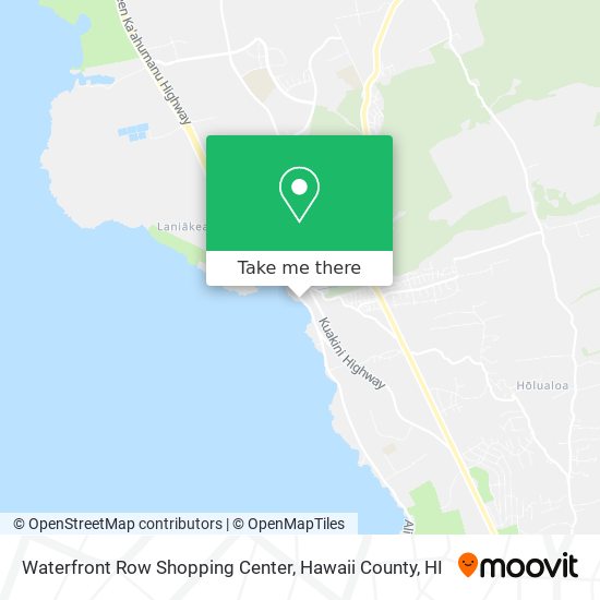 Mapa de Waterfront Row Shopping Center